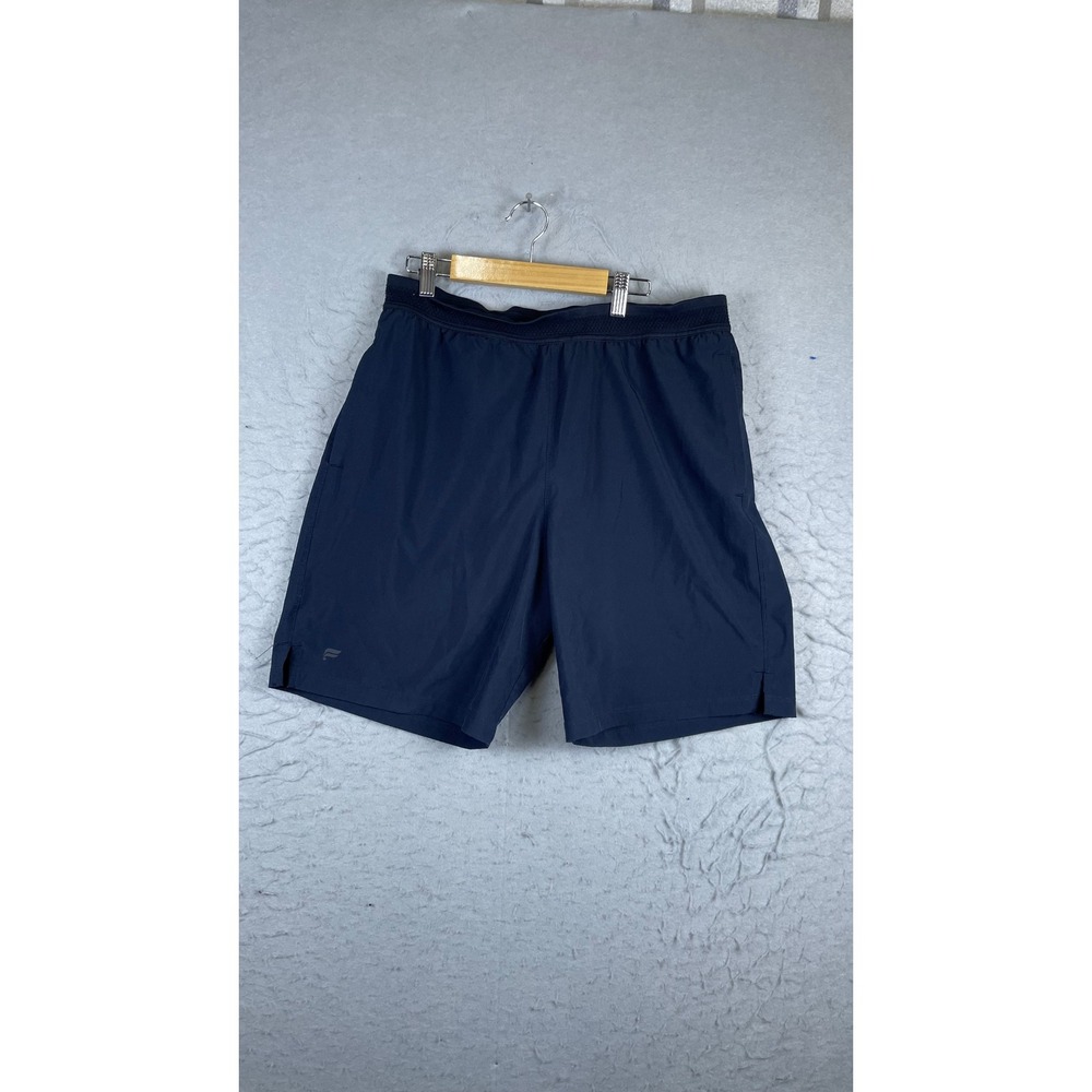 Fabletics Athletic Shorts Mens L Navy Blue Excellent Gym Running Performance